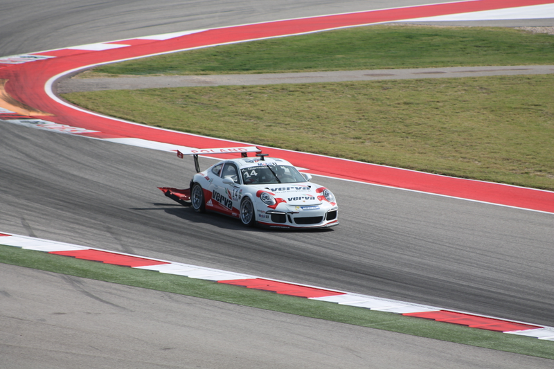 Illustration for article titled This Porsche Supercup Car Dragged Its Bumper For Half The Race